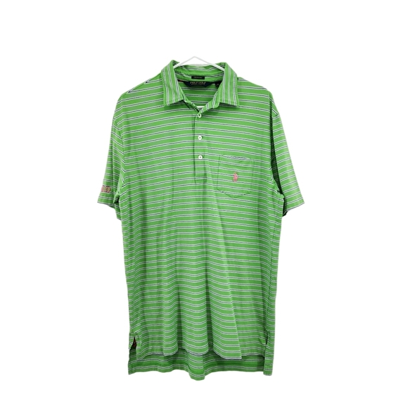 Polo Golf Ralph Lauren Men's Stretch Lisle Striped Pocket Polo - M - Picture 1 of 7